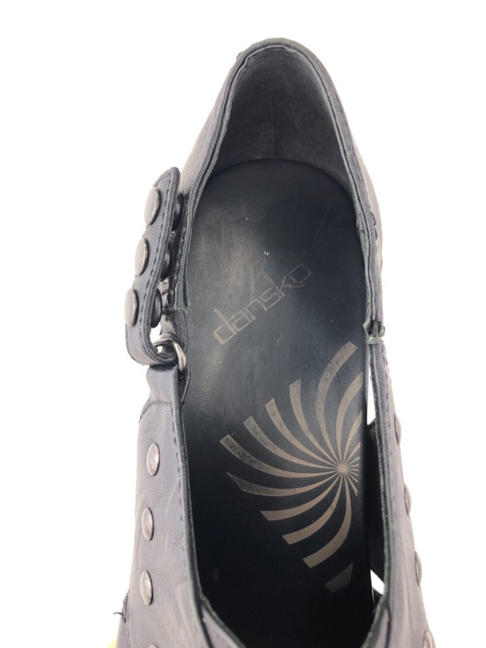 Dansko Ryder Black Full-Grain Leather Studded Clogs EUR 40 - Picture 9 of 15